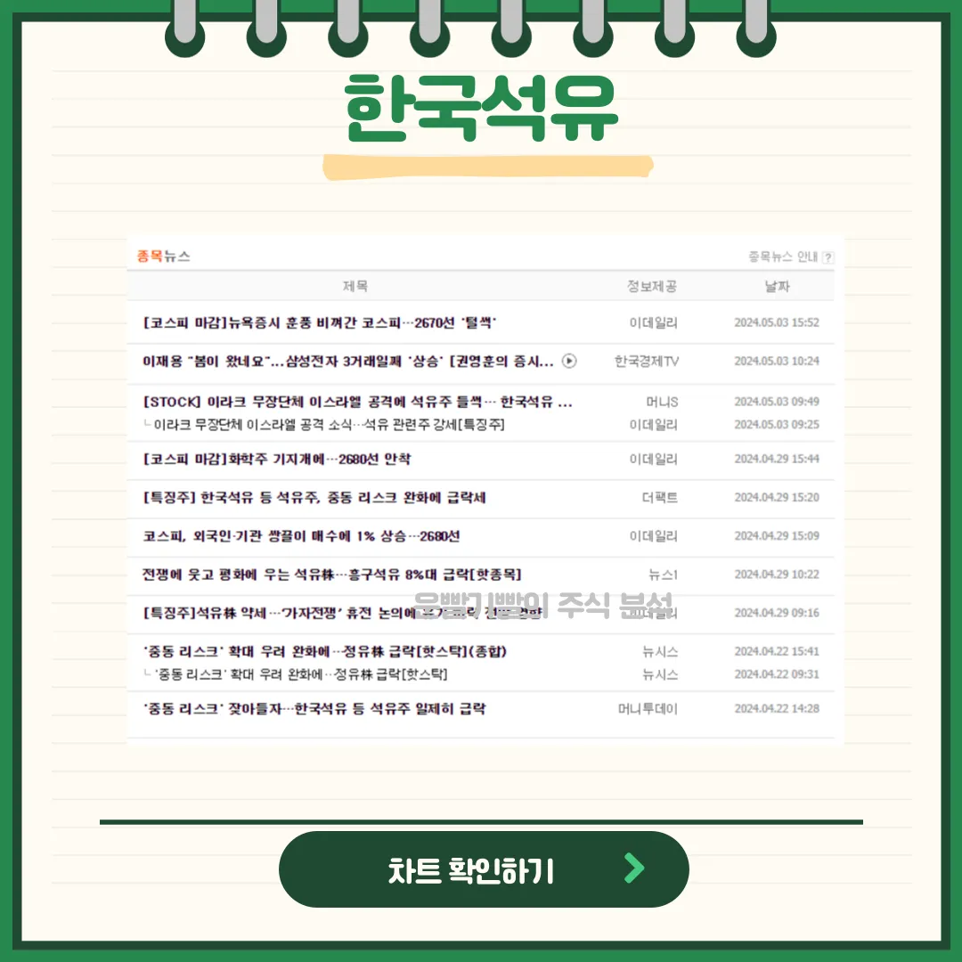 한국석유 뉴스