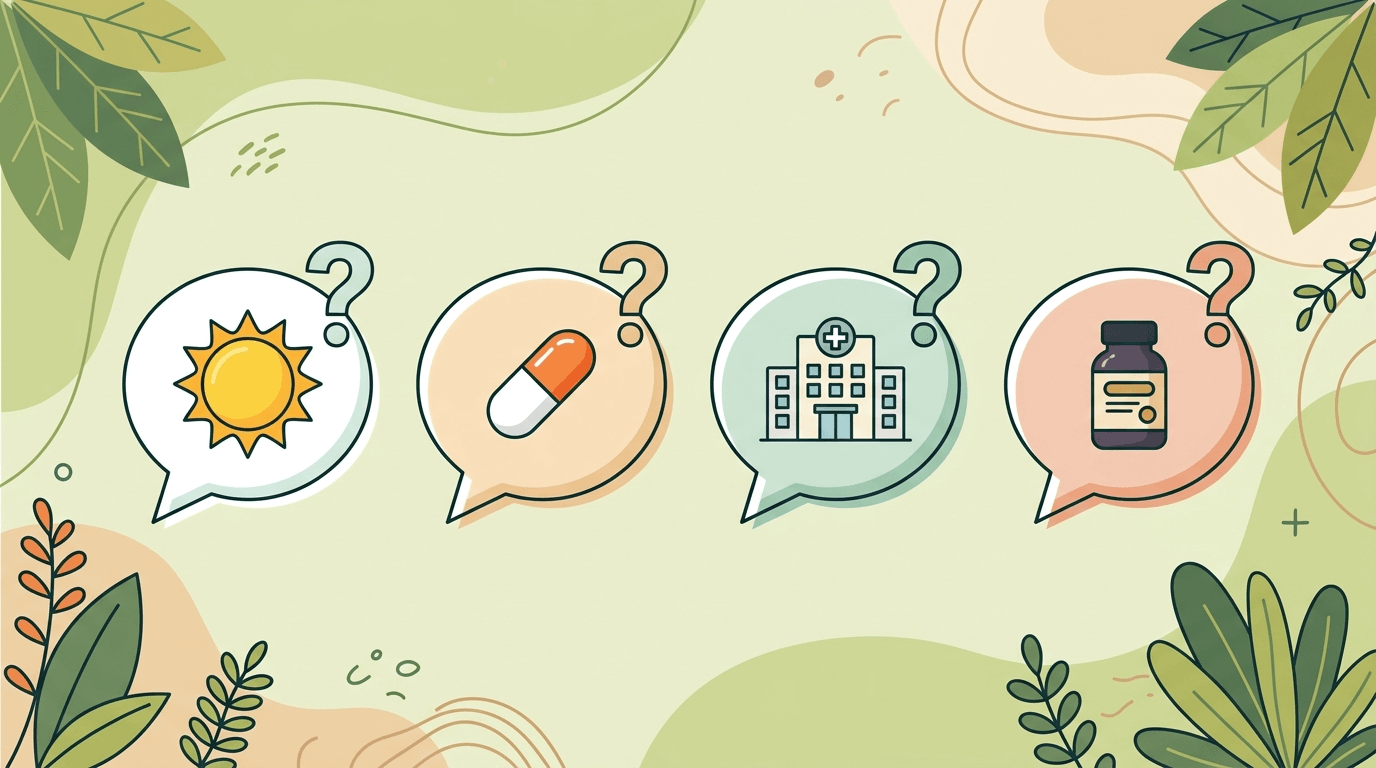 소변 이상 자주 묻는 질문 일러스트