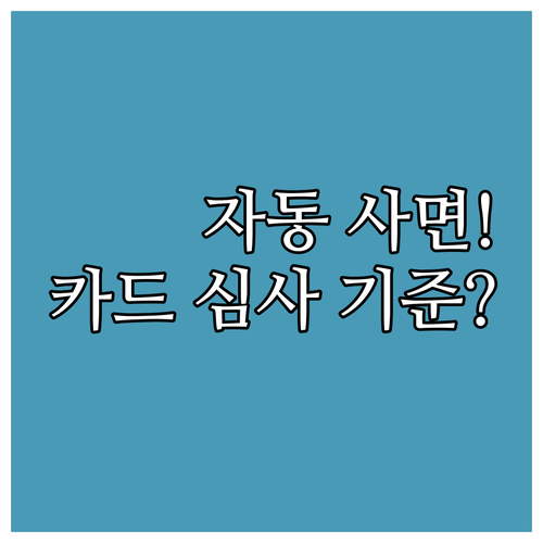 신용사면 지원 대상 자동 적용: 혜택..