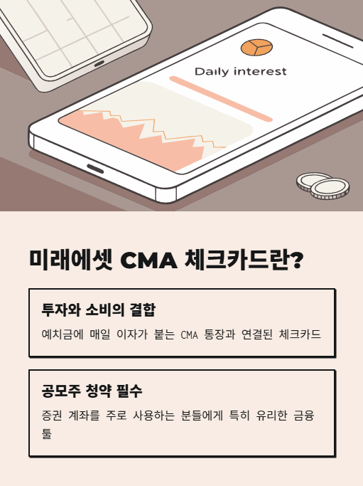 미래에셋 cma 체크카드란?