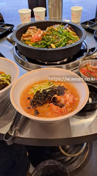 김치국수사진
