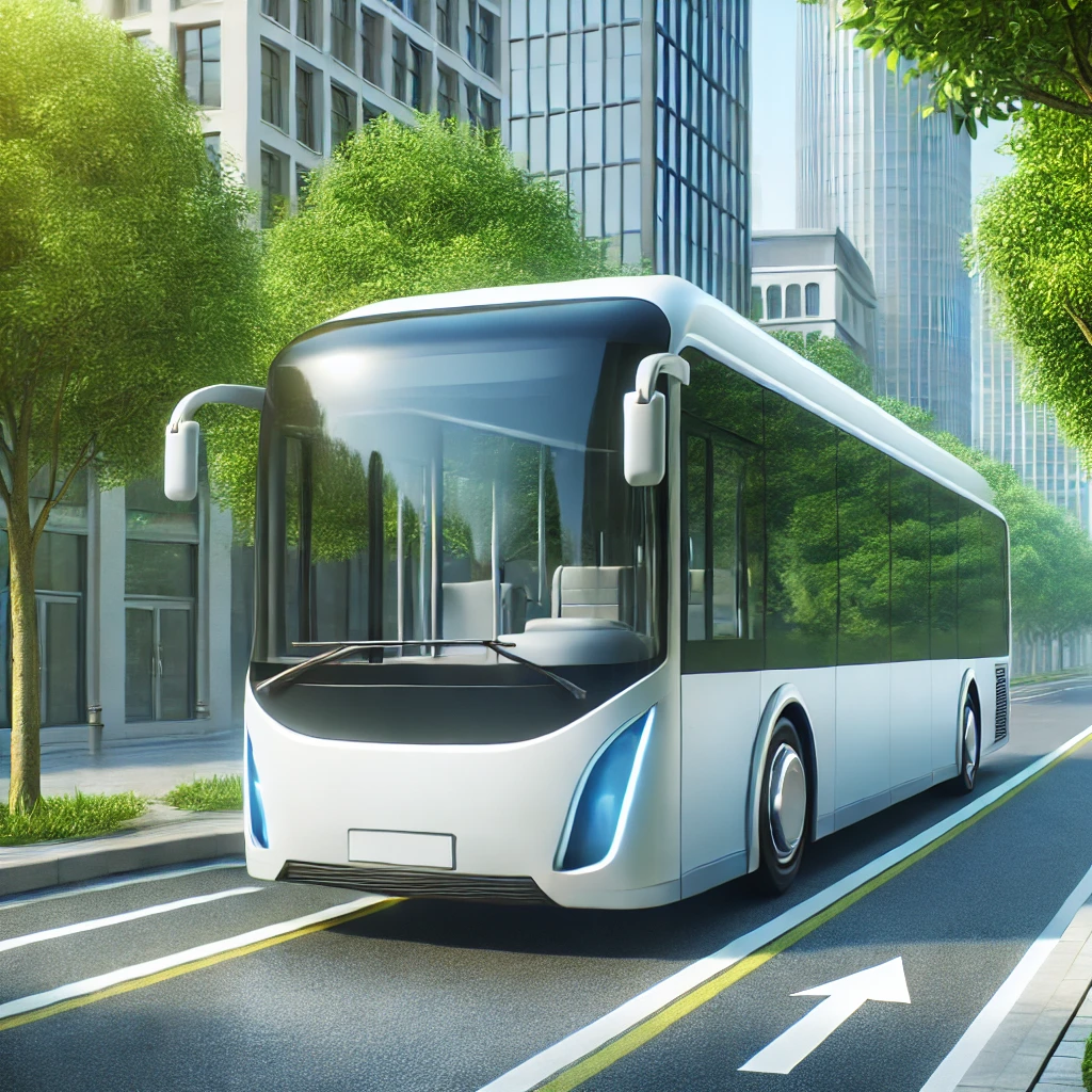 녹색 건축물을 위한 지속 가능한 대중교통 시스템, 전기버스와 자전거 공유(1)