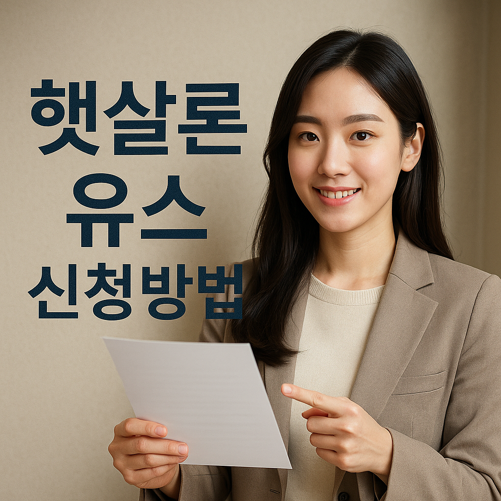햇살론 유스 신청방법