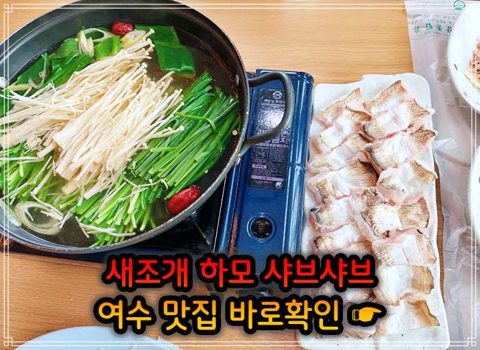 생생정보 소노캄 여수 보양식의 왕 하모 샤부샤부 맛집