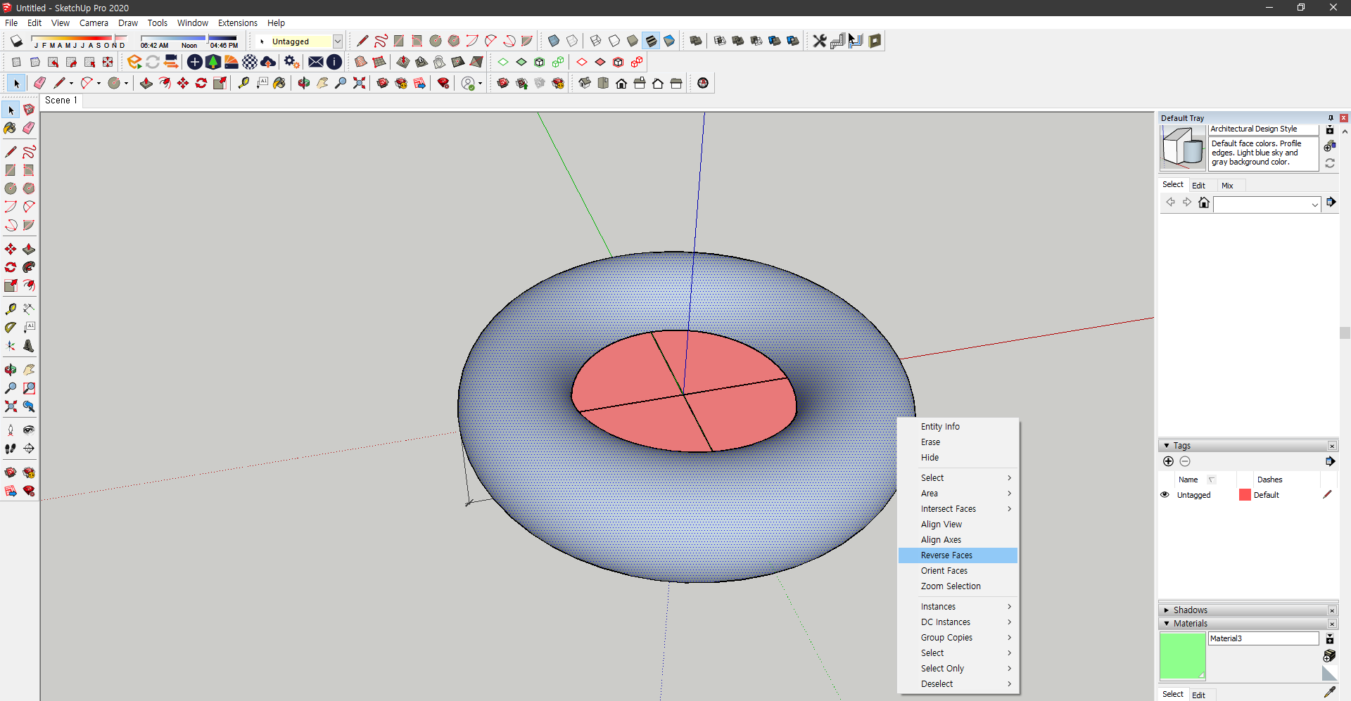 스케치업 Follow me