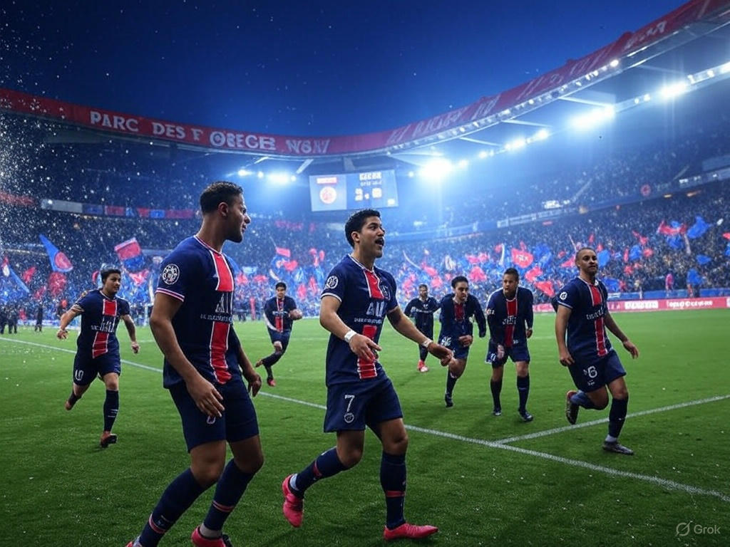"PSG vs 아스날 챔피언스리그 하이라이트 2025"