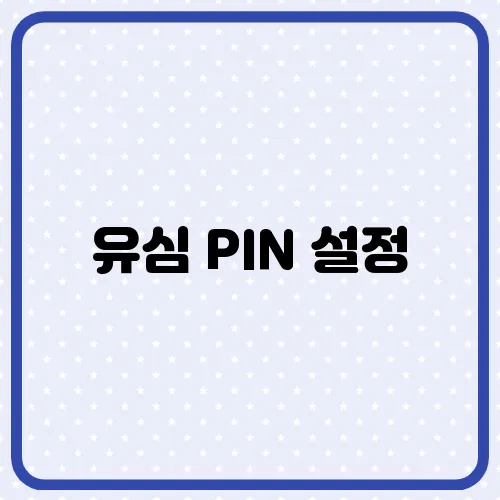 유심 PIN 설정, 유심 정보유출 막을려면?