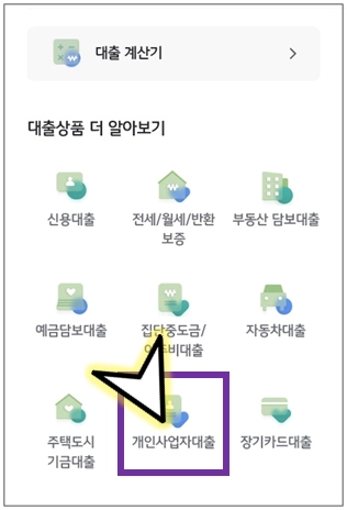 개인사업자대출-선택