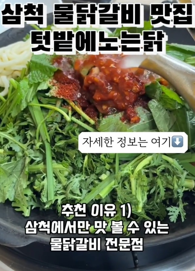 삼척-물닭갈비-텃밭에서노는닭-택배