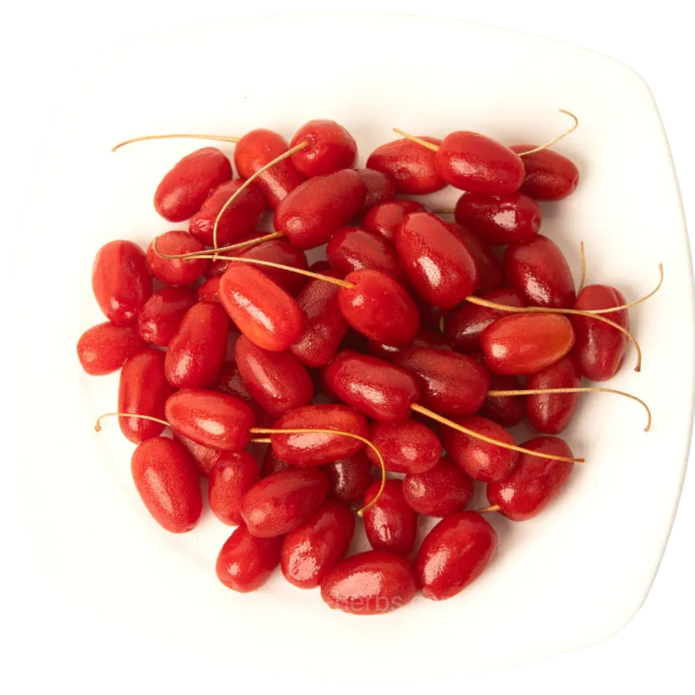 수확한 생 산수유