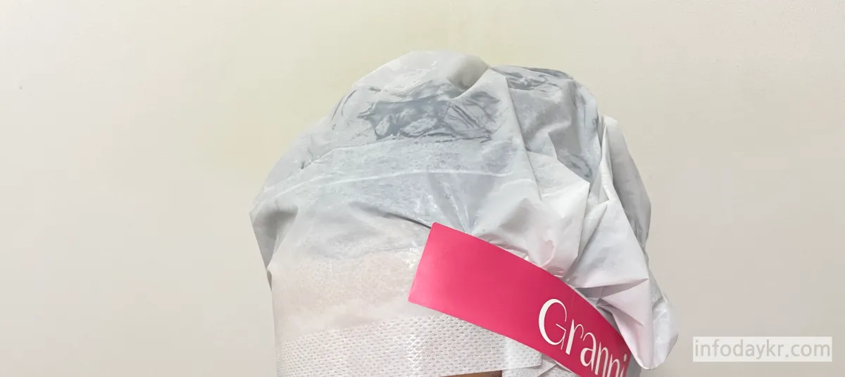 그레니-헤어팩-착용