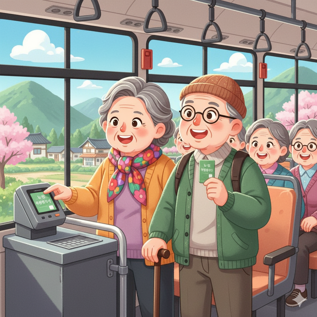 노인 교통카드 발급 자격: 주민등록상 거주지 기준 및 연령 요건