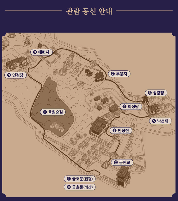 2025 창덕궁 달빛기행 야경 관람동선