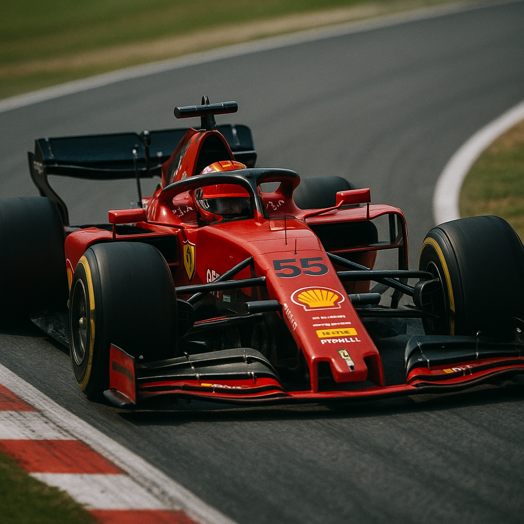 빨간색 레이싱카