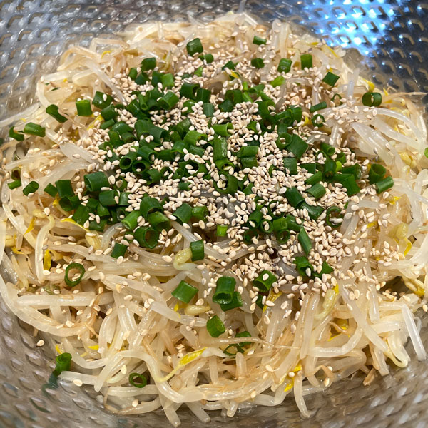 숙주나물 무침 황금레시피