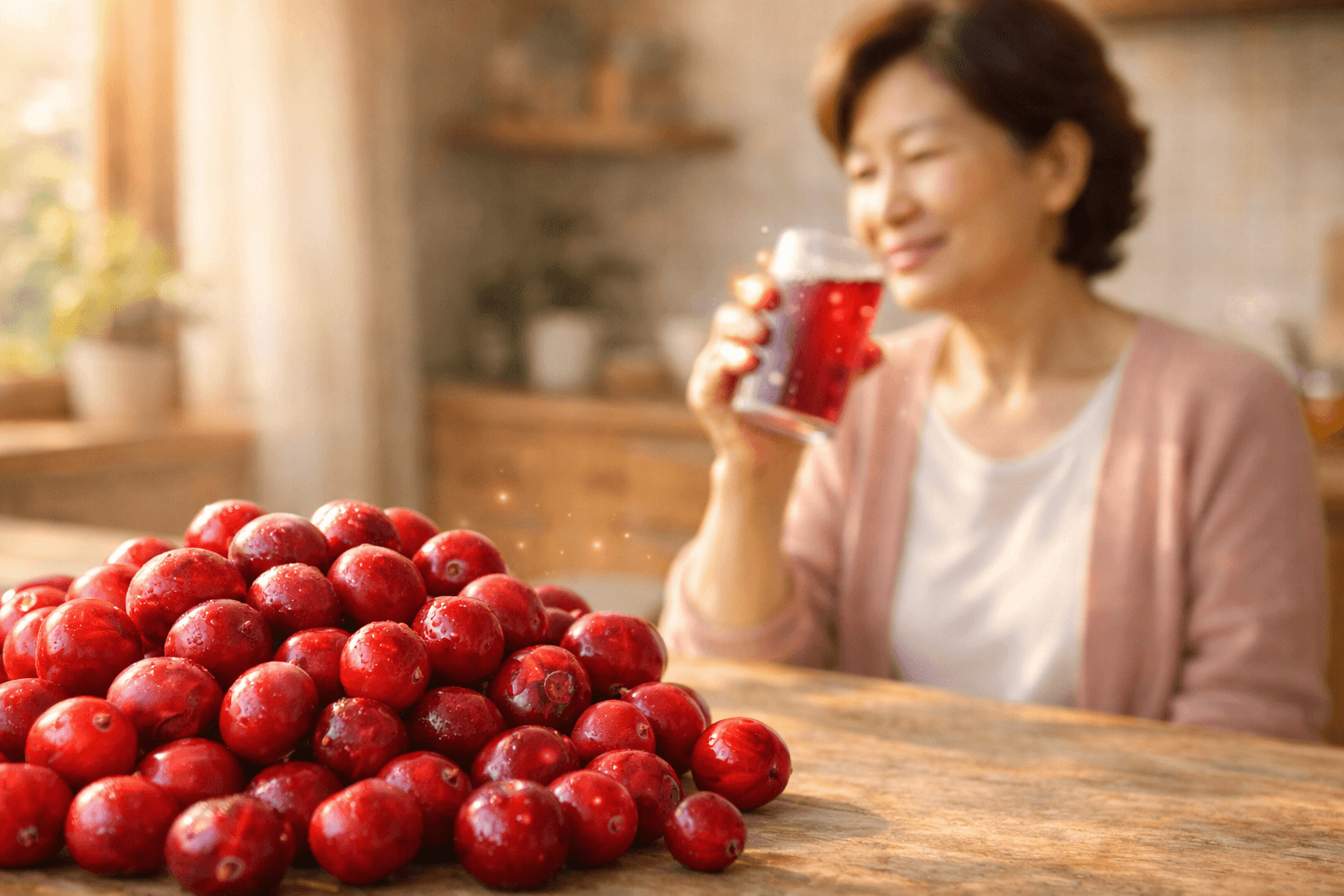 크랜베리와 요로·면역 건강 강화