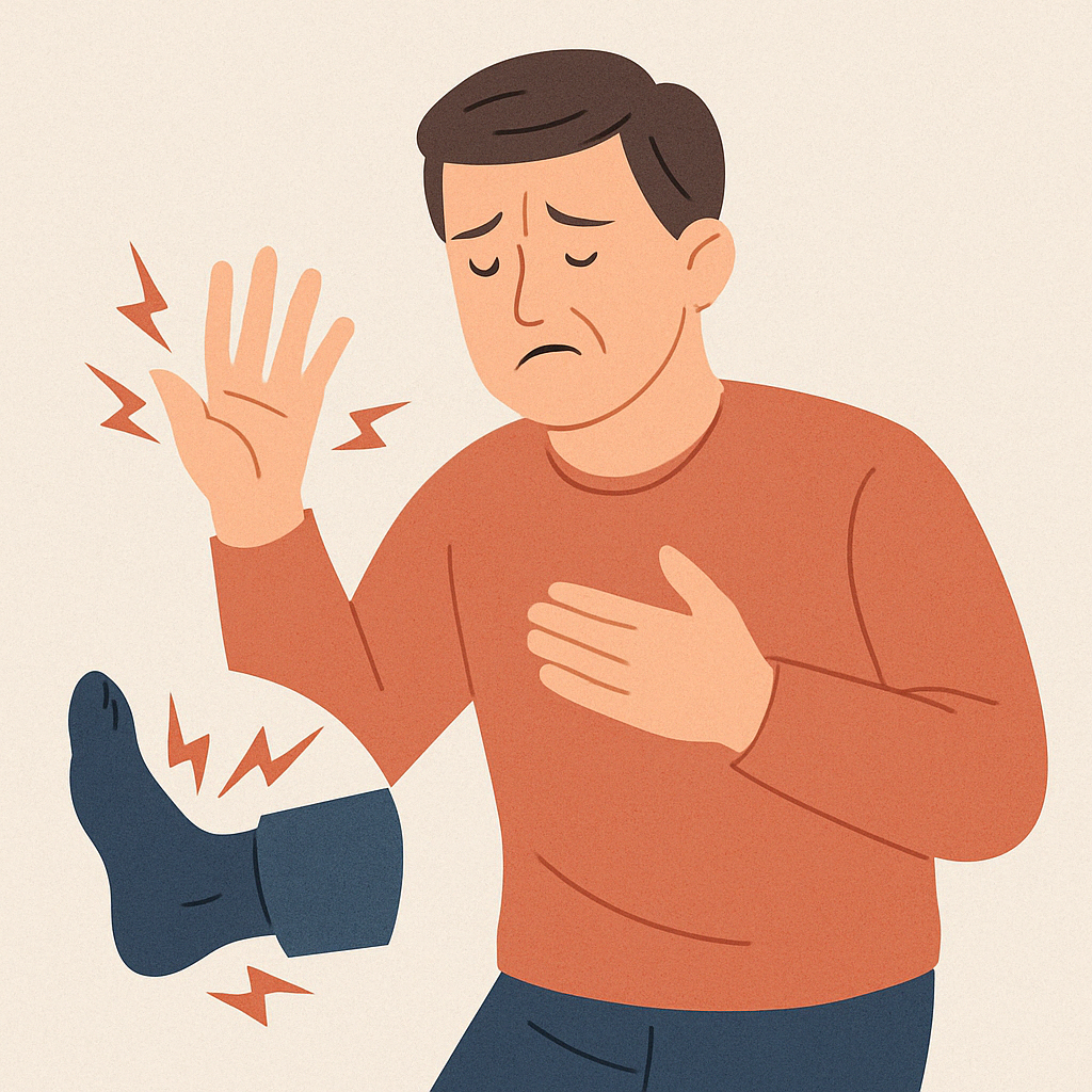 손발 저림, 단순한 혈액순환 문제일까?