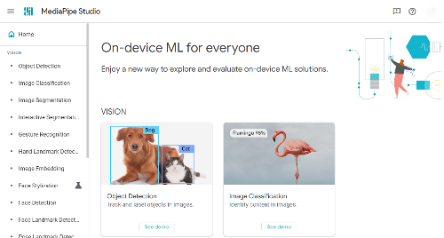 MediaPipe Studio
