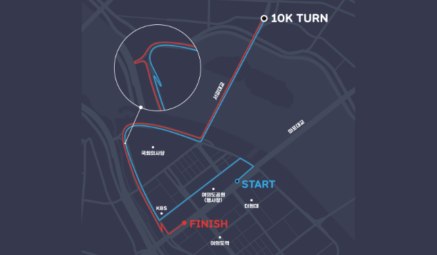 3km Fun Run vs 10km Sprint 코스