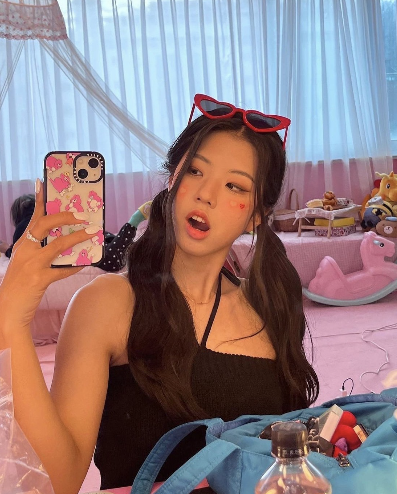 진절미 인스타 셀카