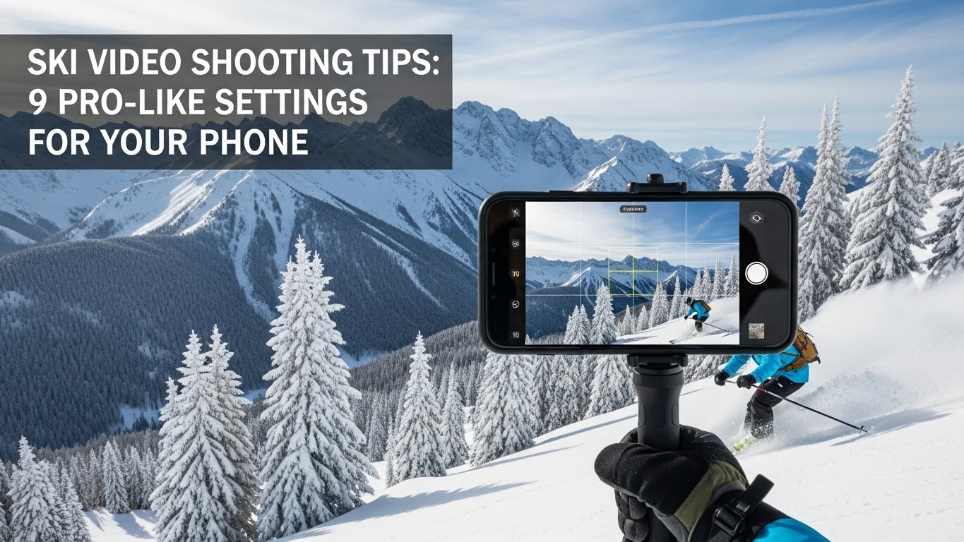 스키 영상 촬영 팁