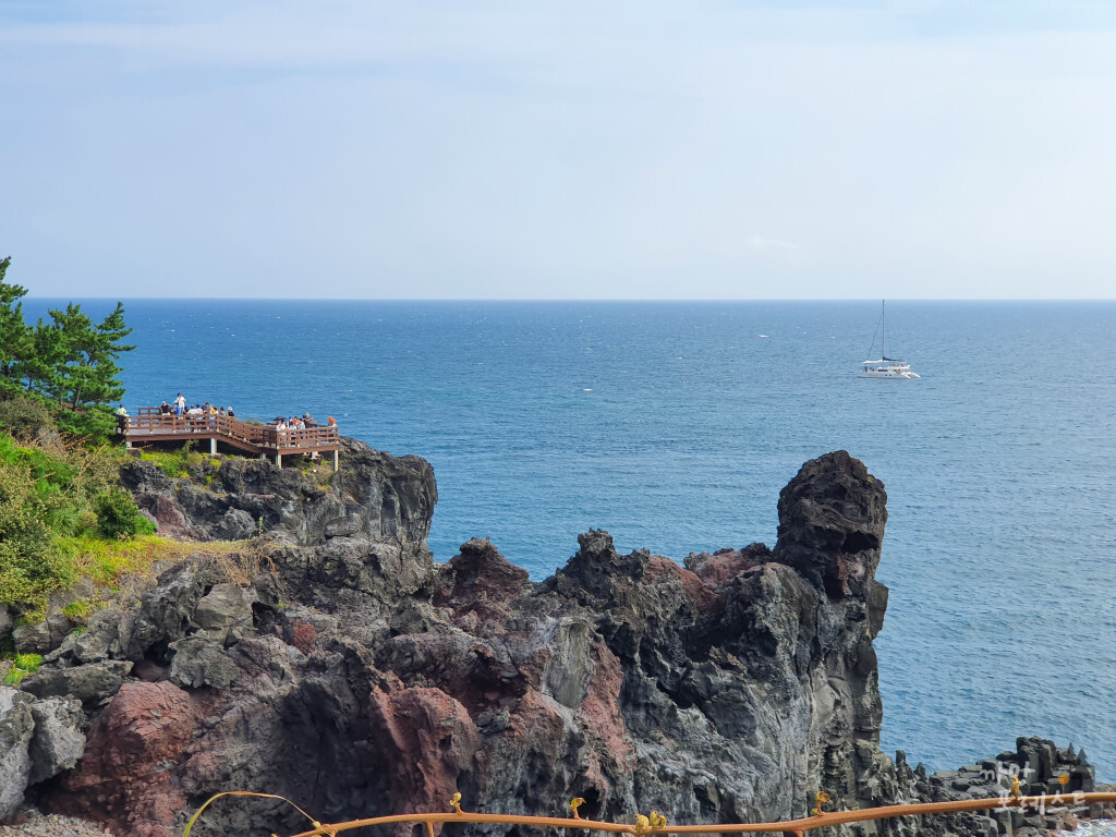 중문 주상절리대 해변