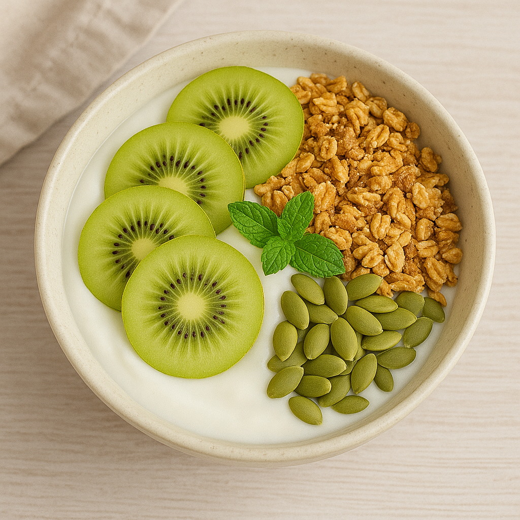 참다래 요거트볼 위 토핑