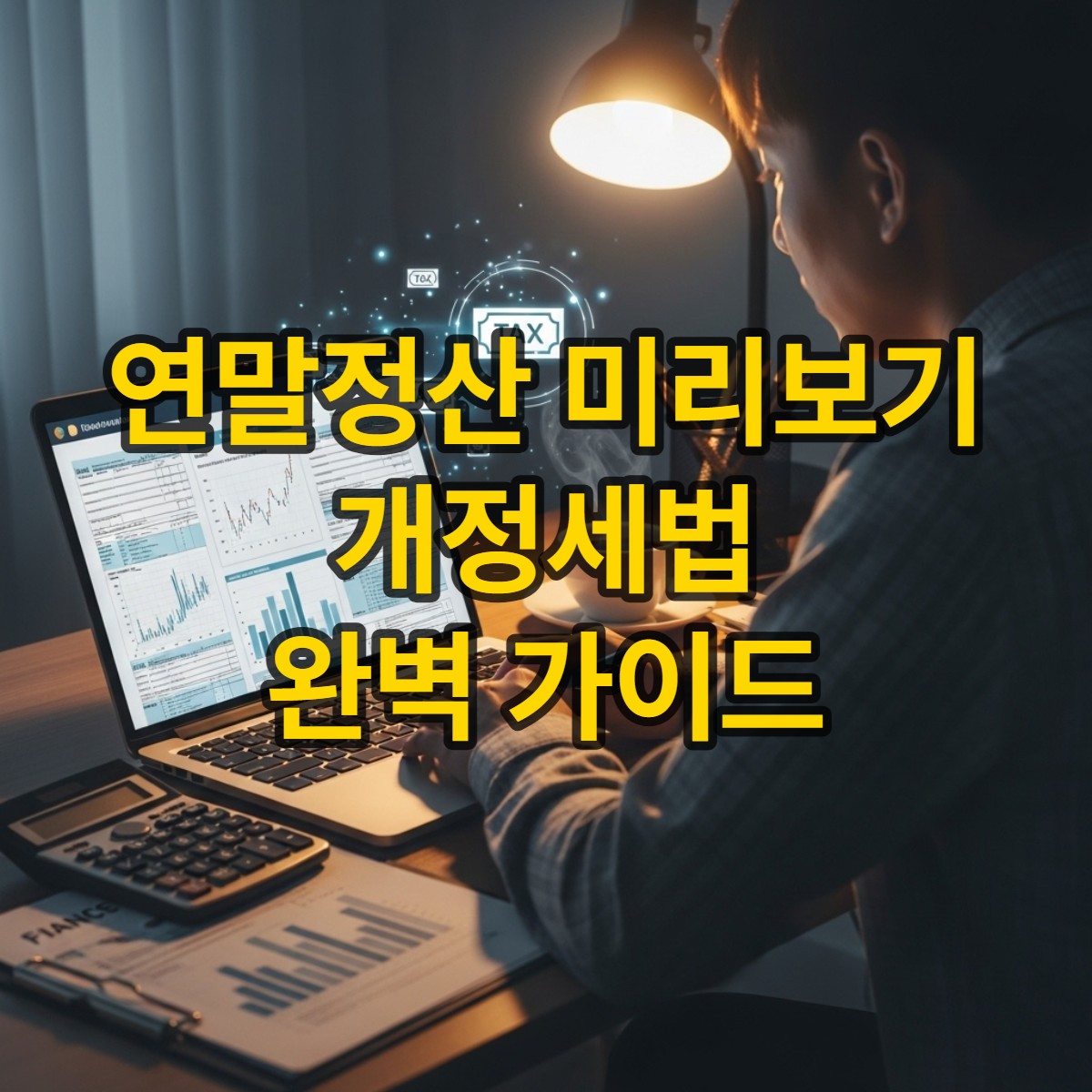 타이틀_연말정산 미리보기: 개정세법 완벽 반영! 홈택스 꿀팁 대공개