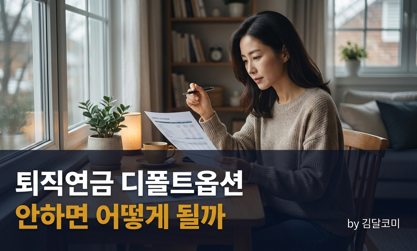 창가 책상에서 서류를 살펴보는 여성