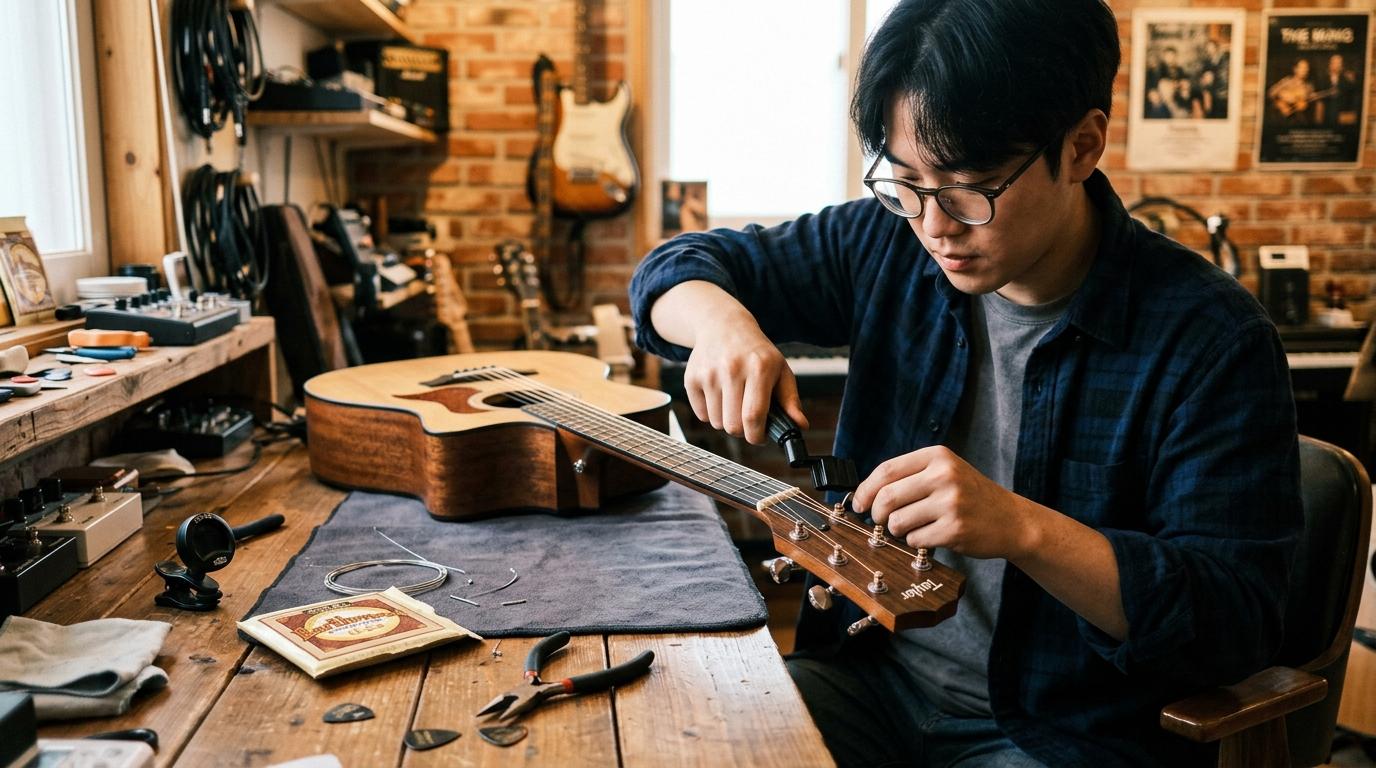 기타 줄 교체법