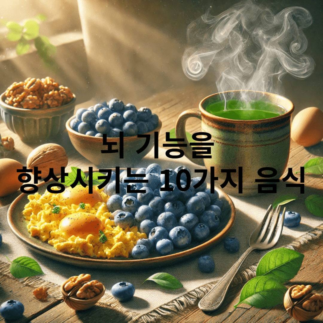 뇌 기능을 향상시키는 10가지 음식