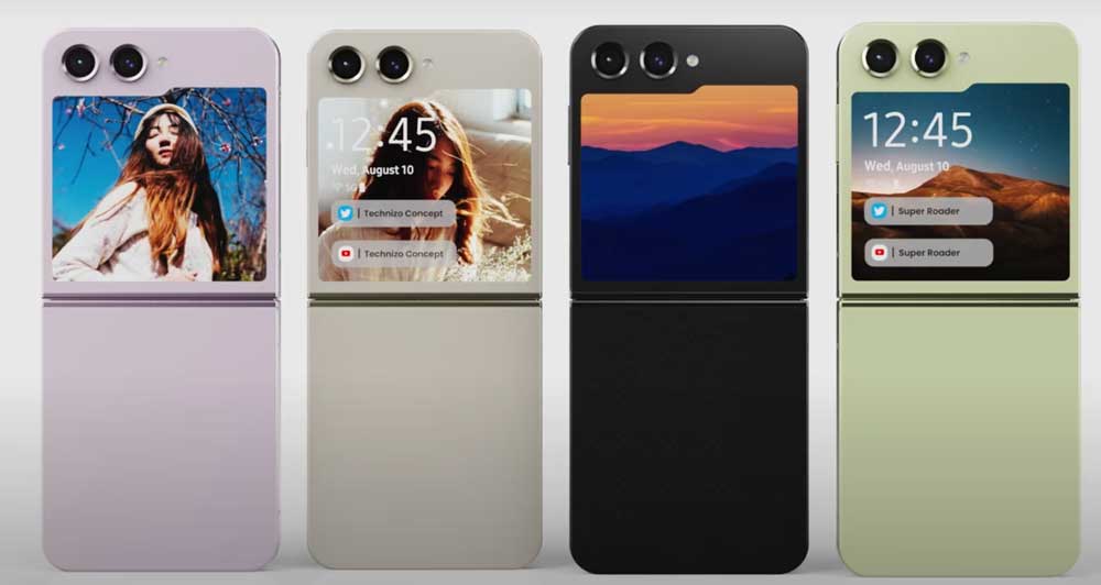 갤럭시플립5 4가지 컬러