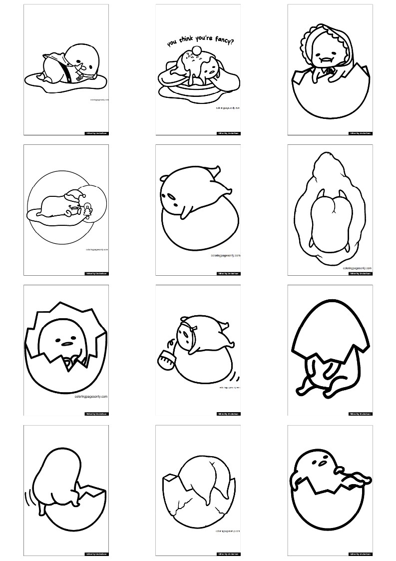 구데타마 색칠공부도안