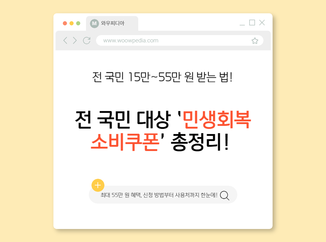 민생회복 소비쿠폰 총정리