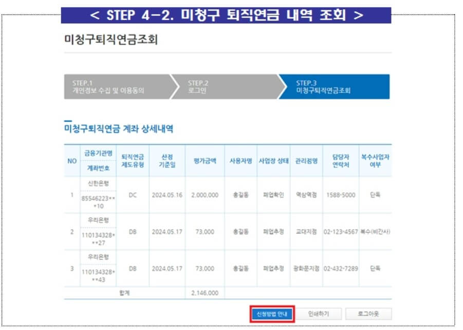 숨은 퇴직연금 조회 신청 수령 방법 한눈에 알아보기
