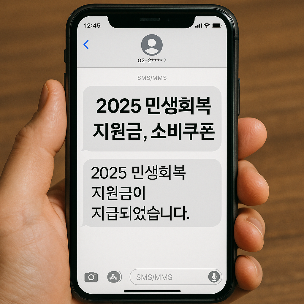 민생회복지원금, 민생소비쿠폰