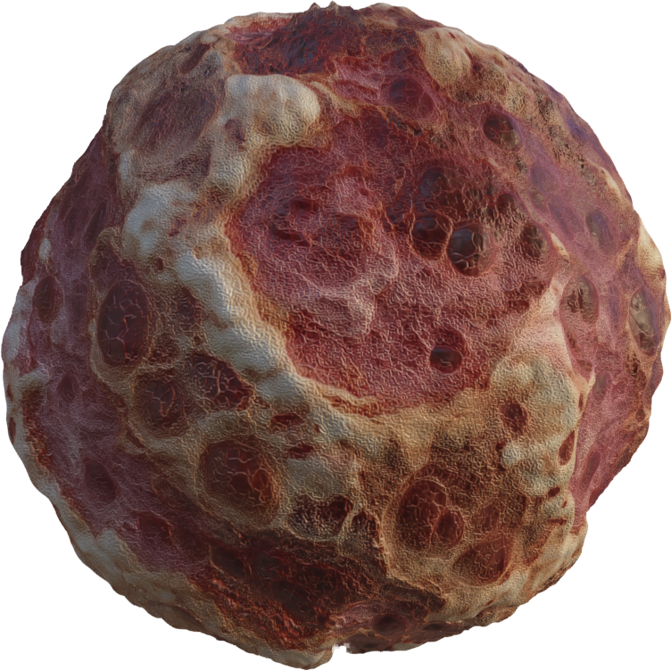 smooth pink porous flesh3 pbr texture sbsar