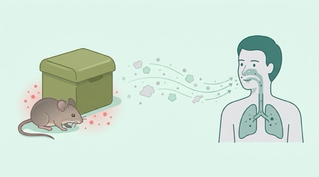 한타바이러스와 설치류 감염 구조