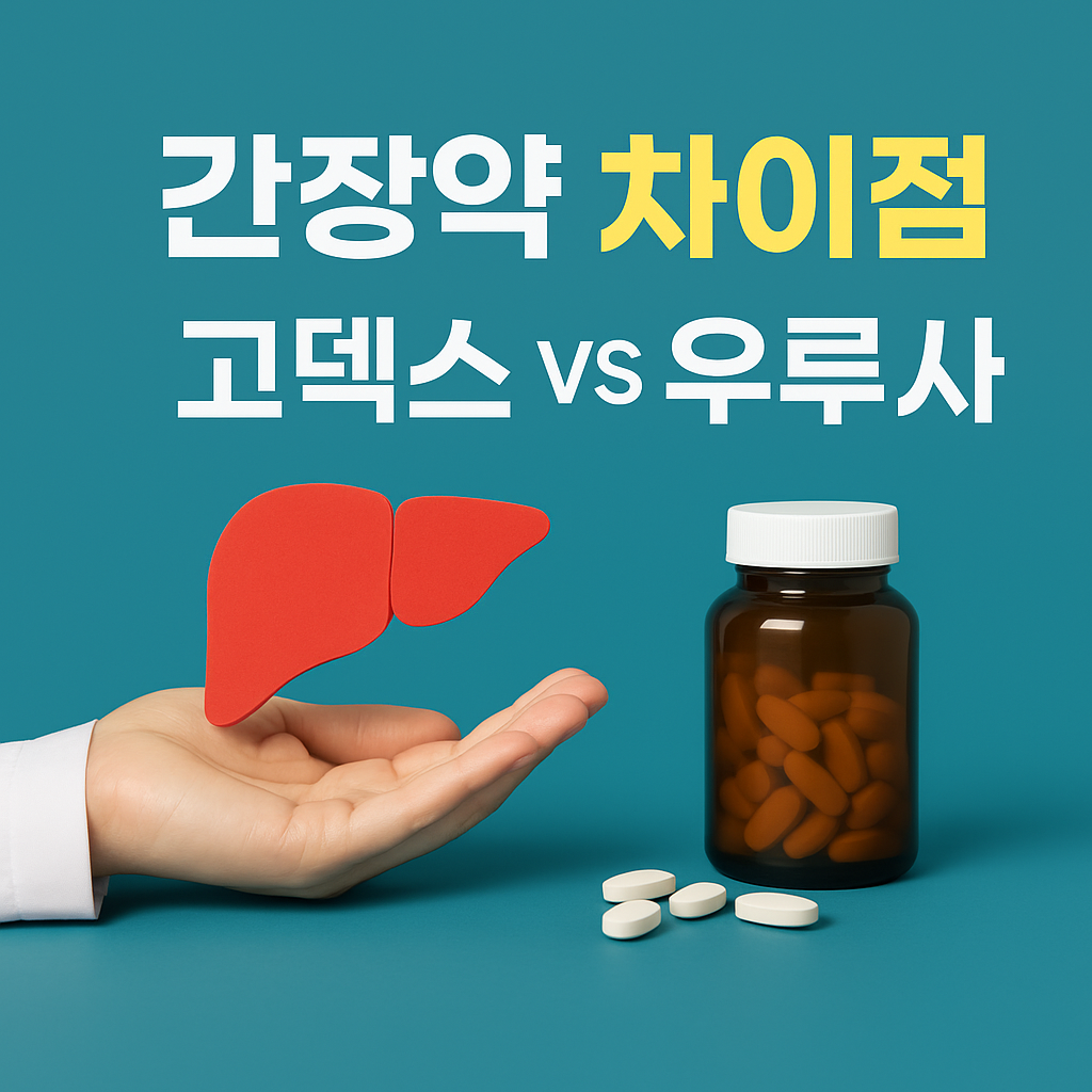 간장약 고텍스 우루사 차이점