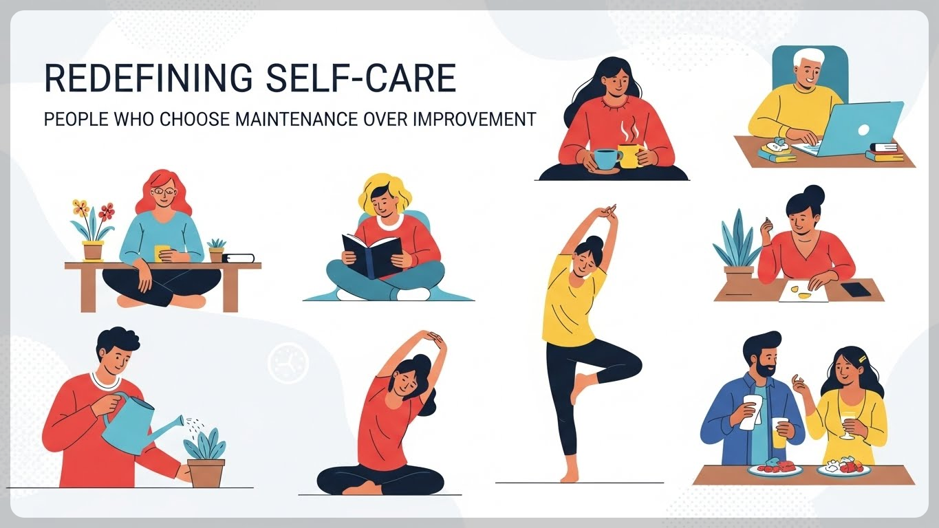 ‘자기 관리’의 재정의 – 개선이 아니라 ‘유지’를 선택하는 사람들 ❘ 코시팅(KST)