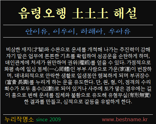 음령오행-토토토-해설