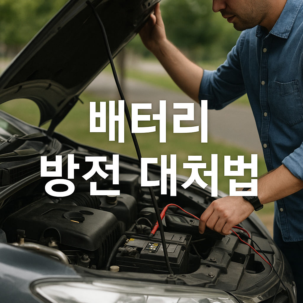 자동차 배터리 방전 예방&middot;대처법 총정리⚡