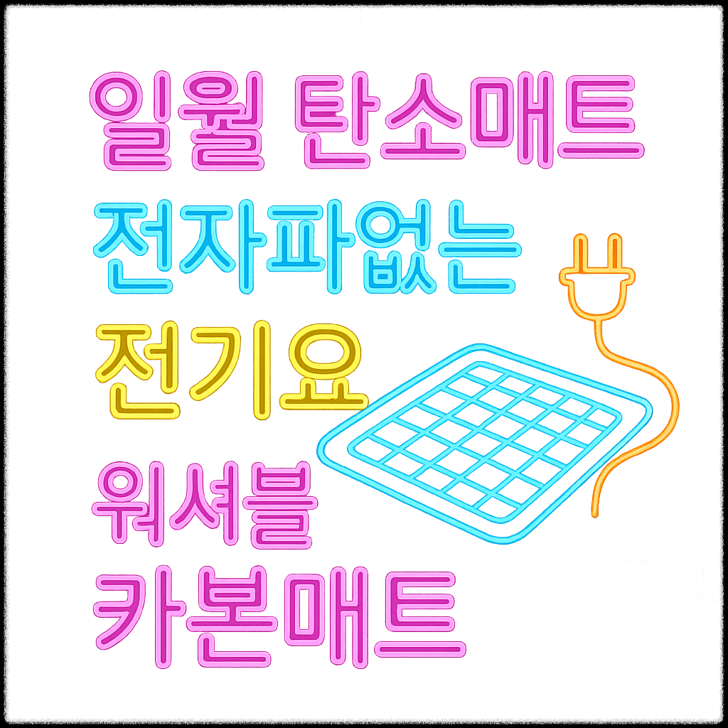 일월카본매트