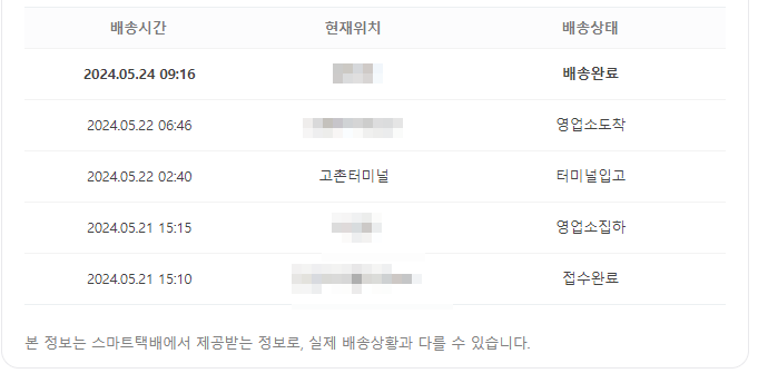 경동택배 실시간 배송 조회 방법