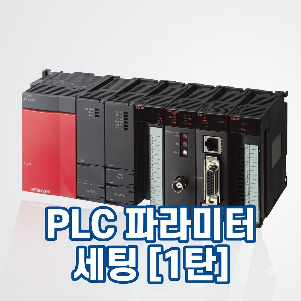 미쓰비시 PLC 파라미터 세팅 및 PC 통신 연결 가이드 (1탄)