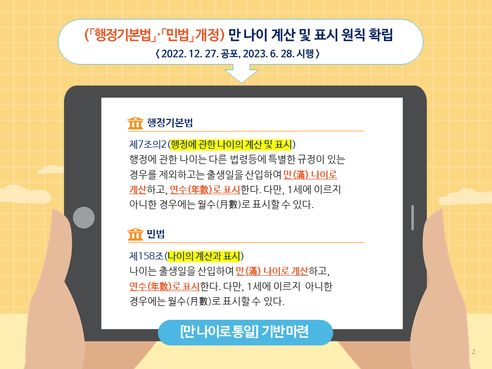 만나이 시행