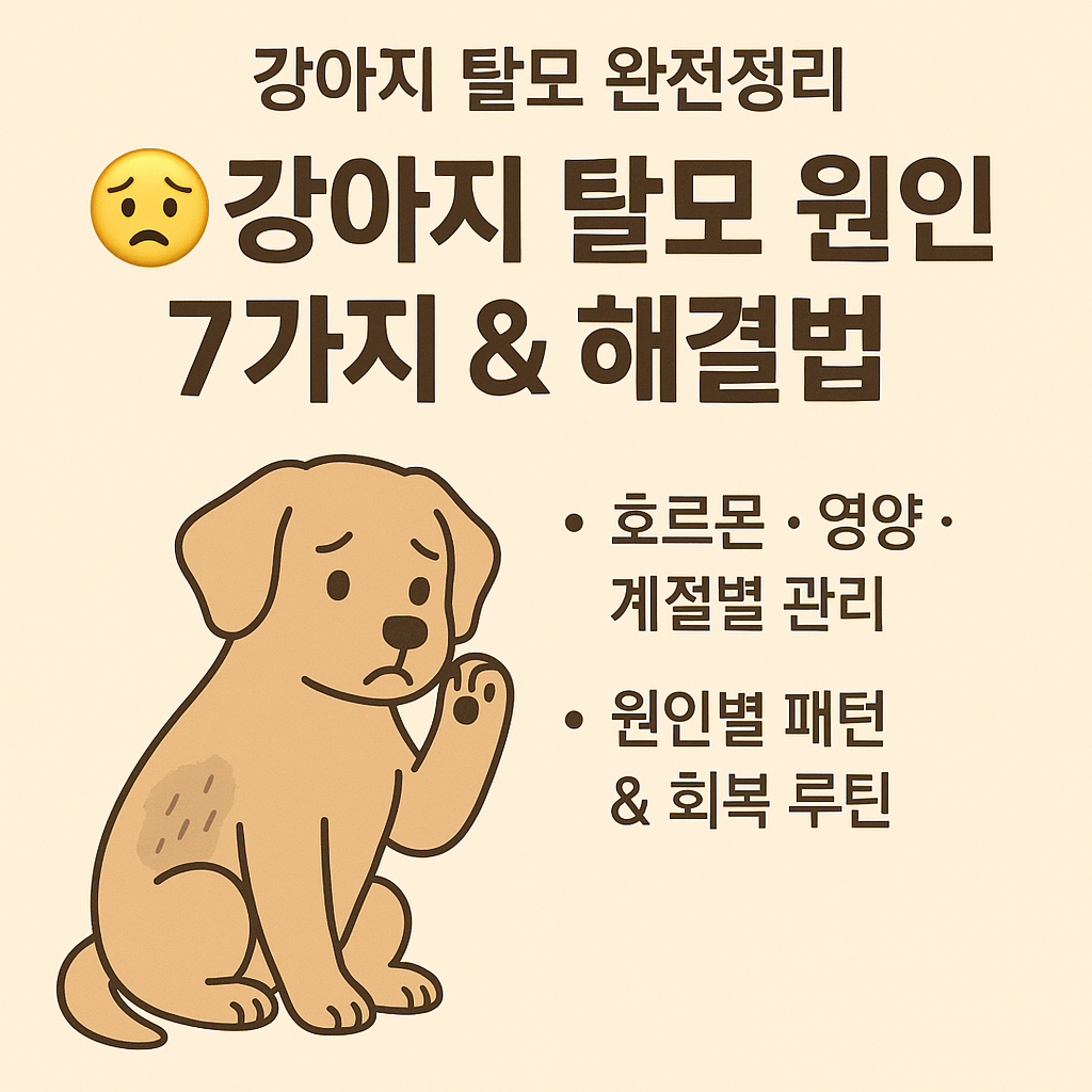 강아지 탈모 원인 (1)
