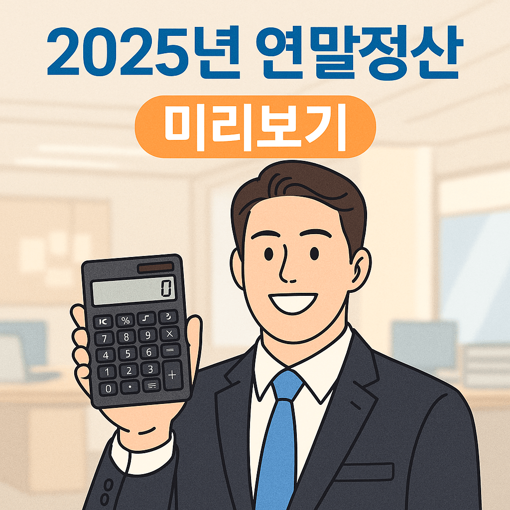 2025년 새로 바뀐 연말정산 제도