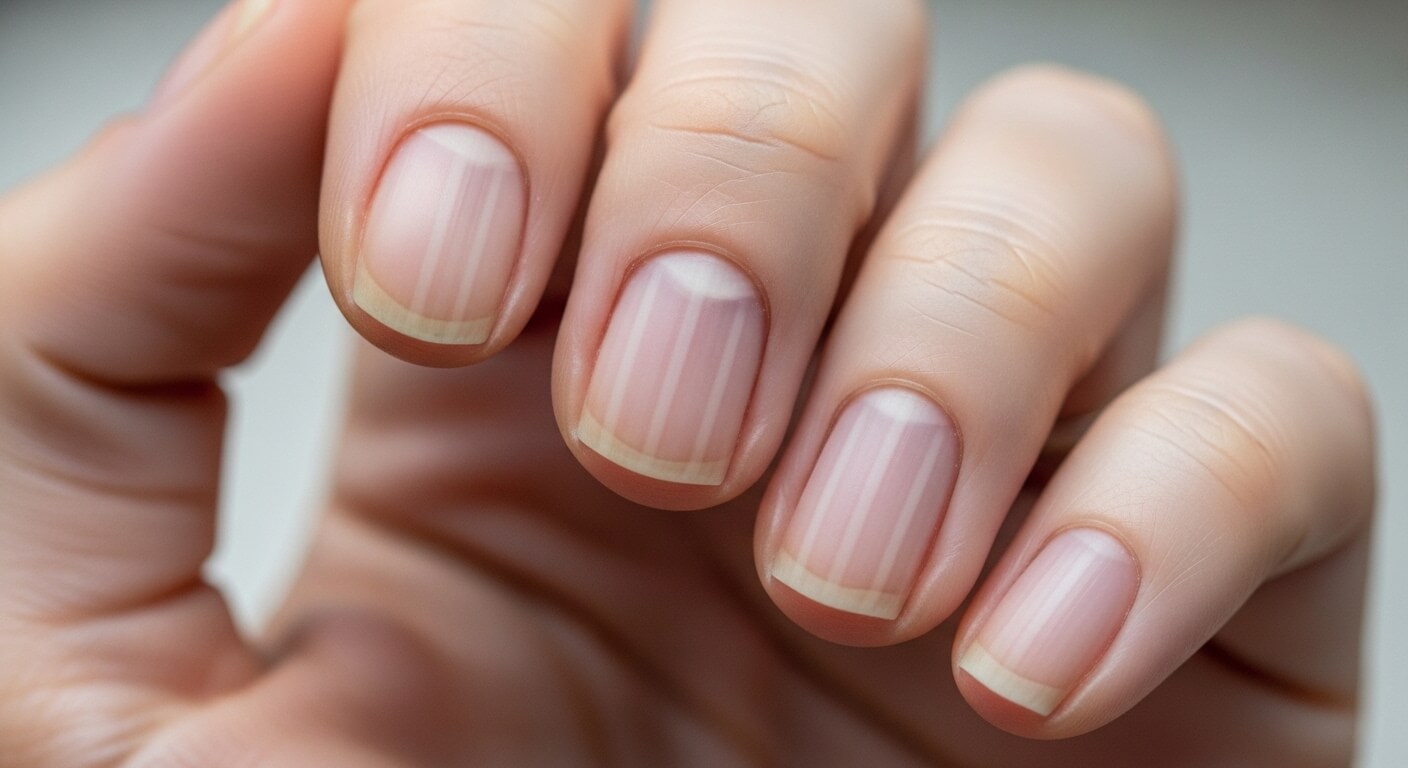 손톱에 세로줄이 생기는 이유