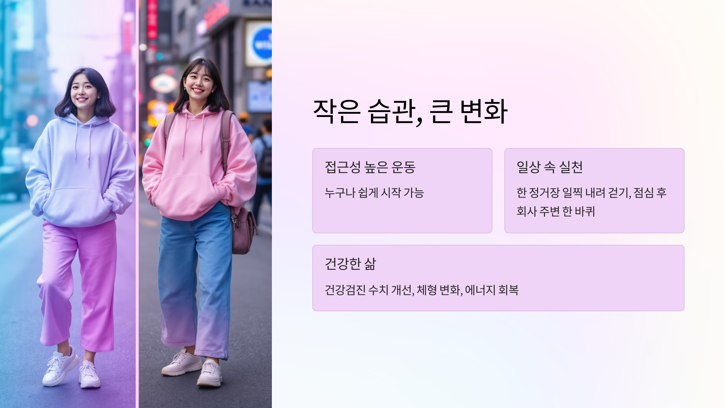 습관의 변화 중요성 설명